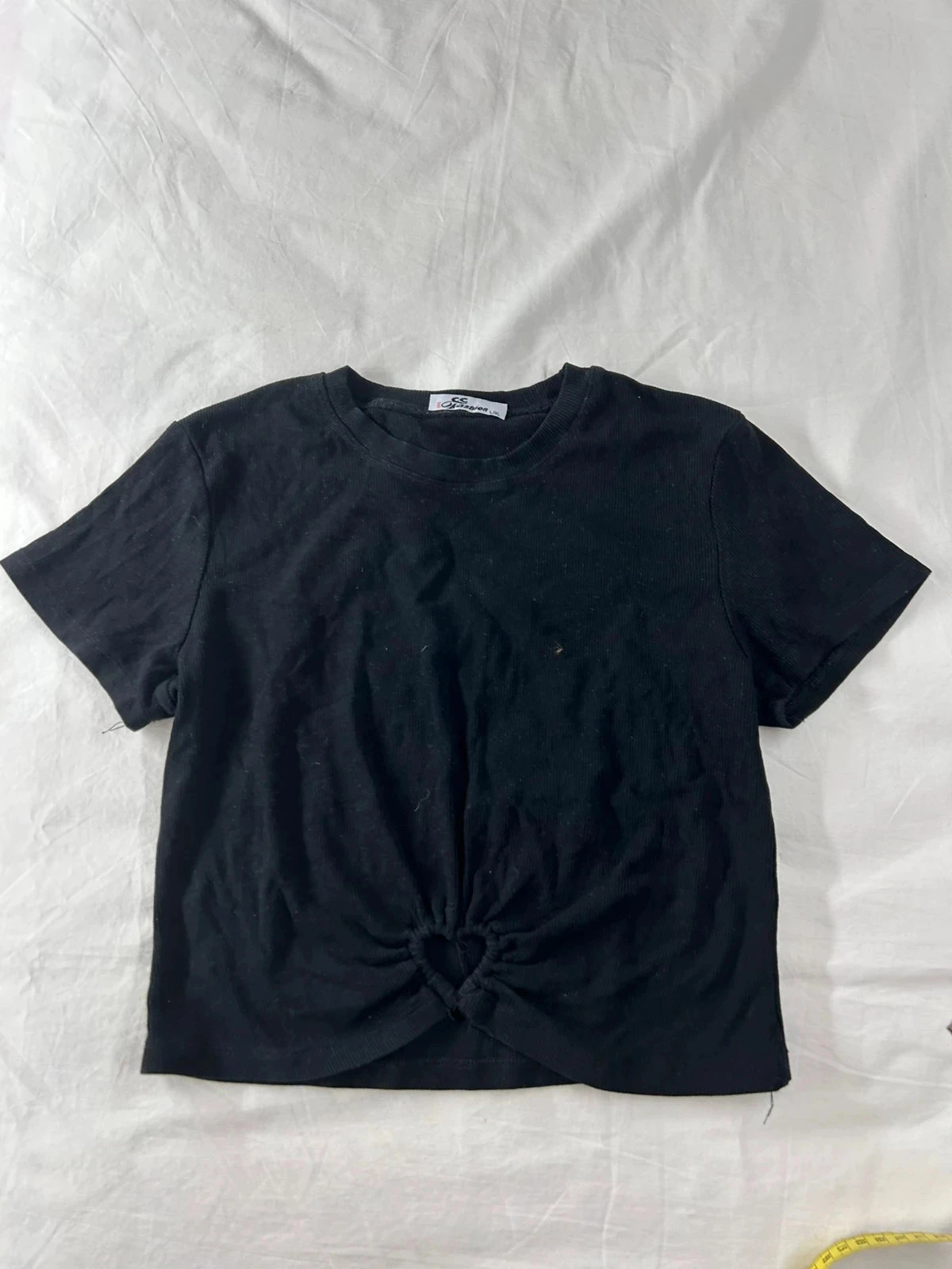 T-shirt noir CC Fashion taille L